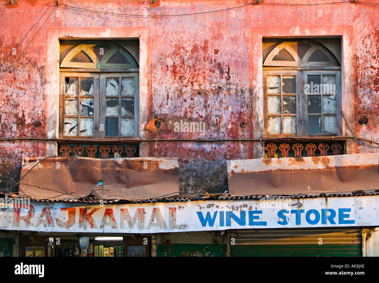 Wine Shop, Goa, Panaji, India Stock Photo Alamy