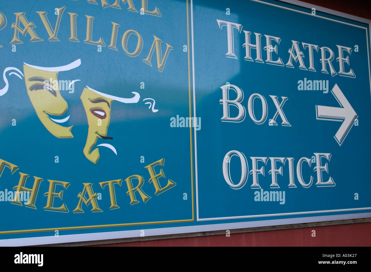 theatre box office sign Stock Photo Alamy