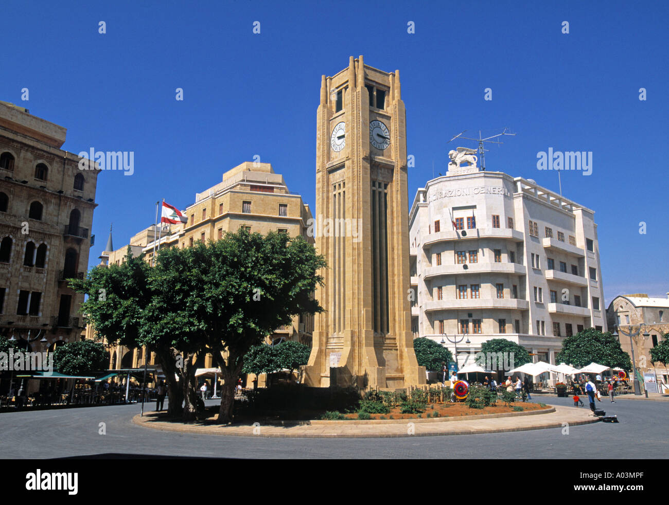 Place D Etoile Beirut Lebanon Stock Photo Alamy