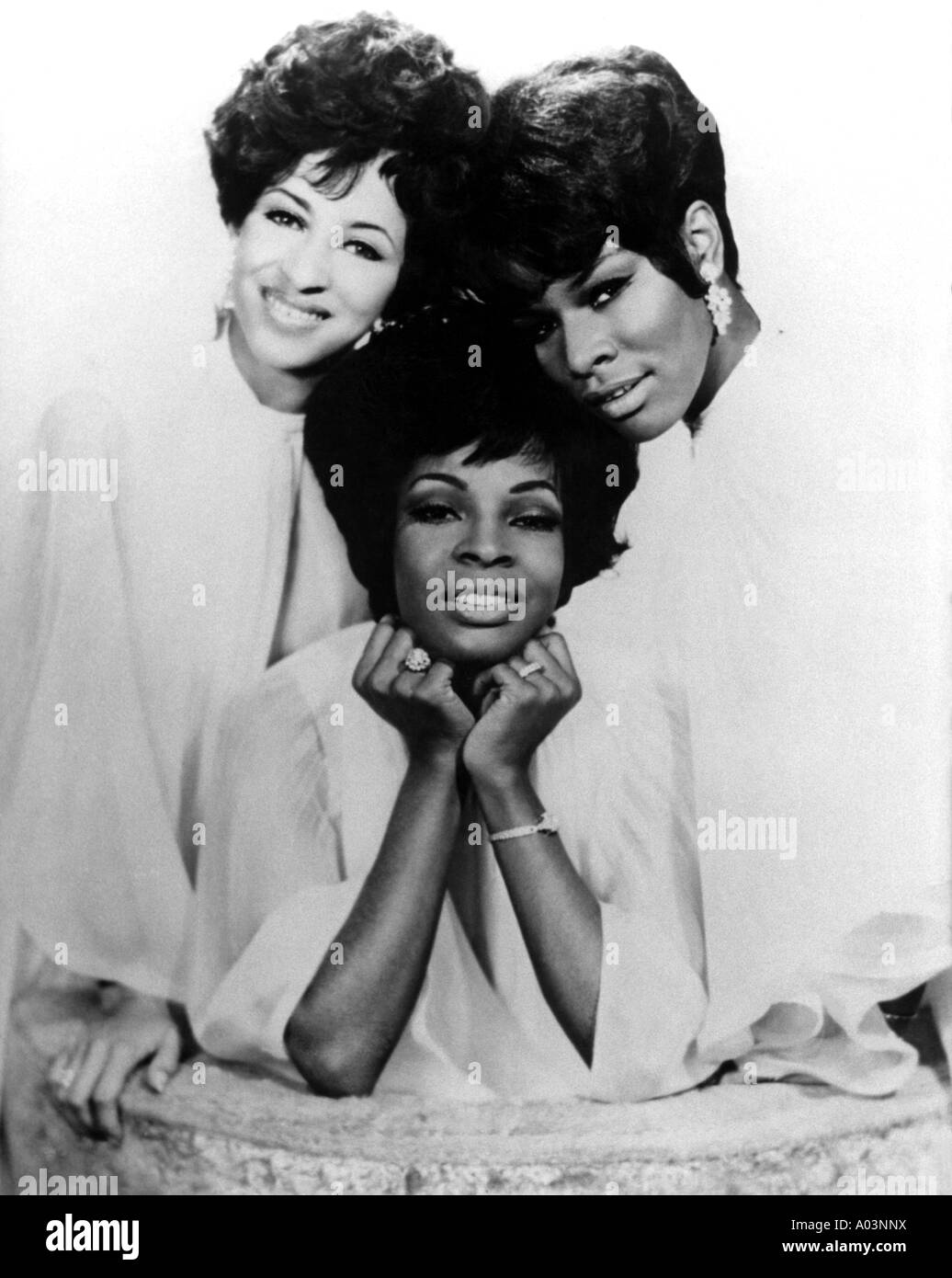 MARTHA REEVES AND THE VANDELLAS US music group Stock Photo
