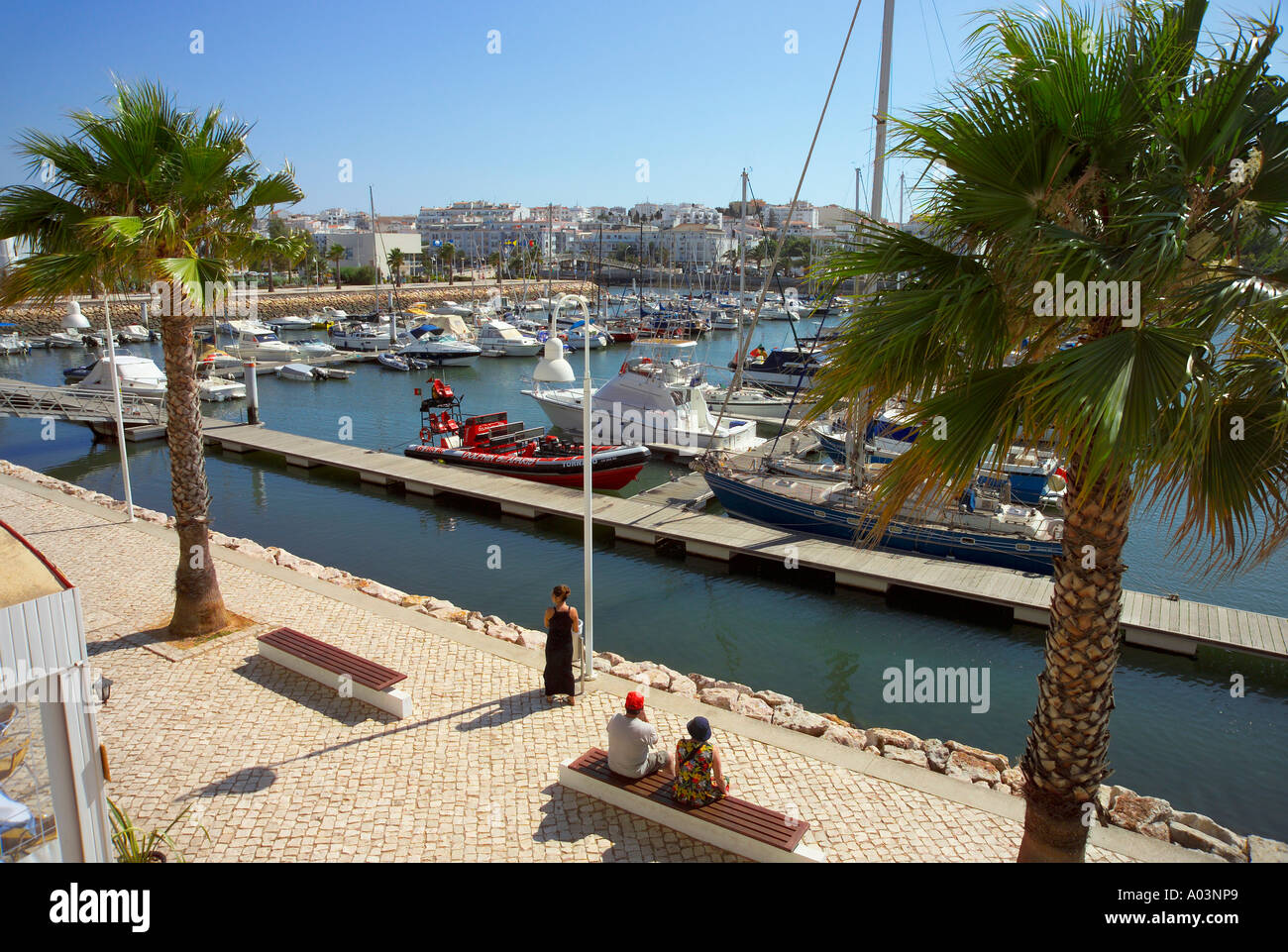 Marina de Lagos, Lagos, Algarve, Portugal Stock Photo