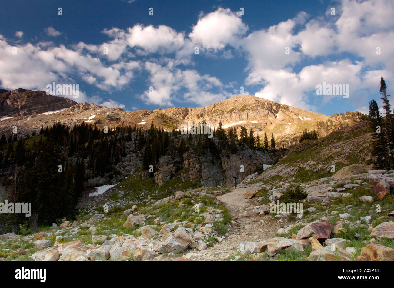Hiking the albion basin hi-res stock photography and images - Alamy