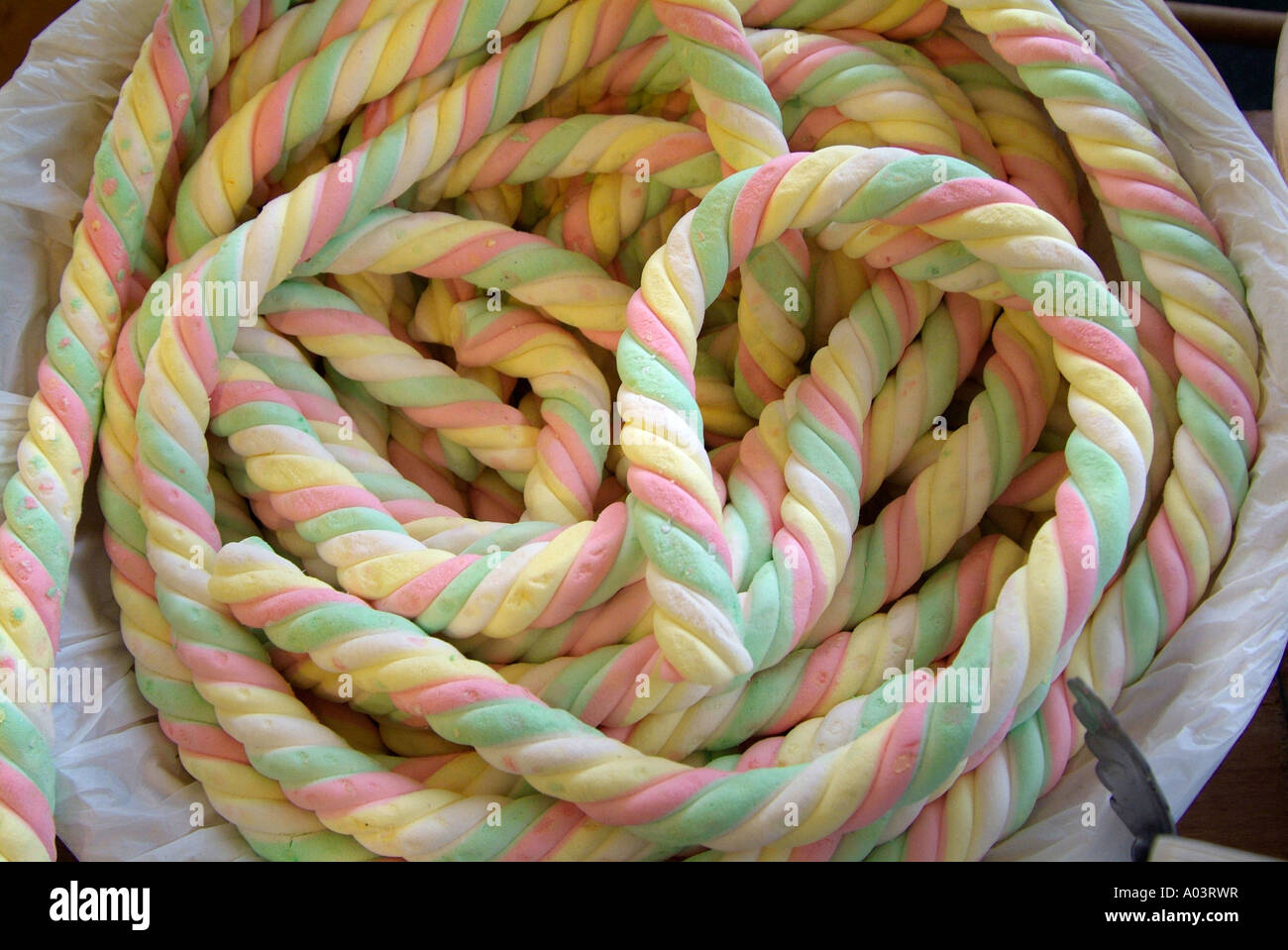 Marshmallow marshmellow soft sweet candy twist string rope special