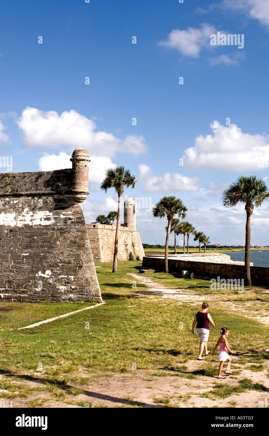 Castillo de San Marcos, St. Augustine, Florida, USA Stock Photo