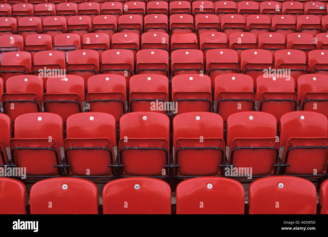 Football stadium seats hi-res stock photography and images - Alamy