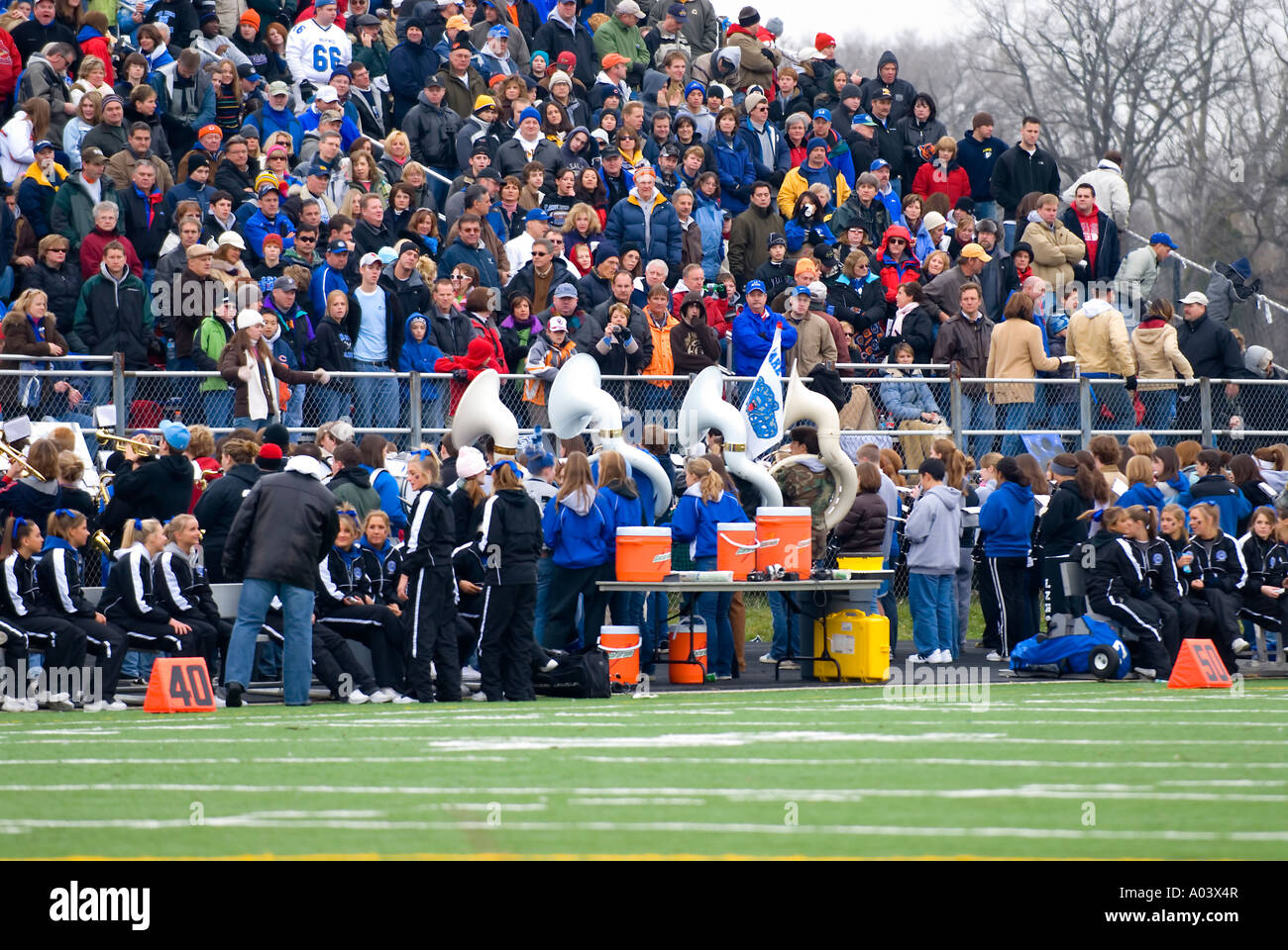 American High School Football Stock Photo Alamy