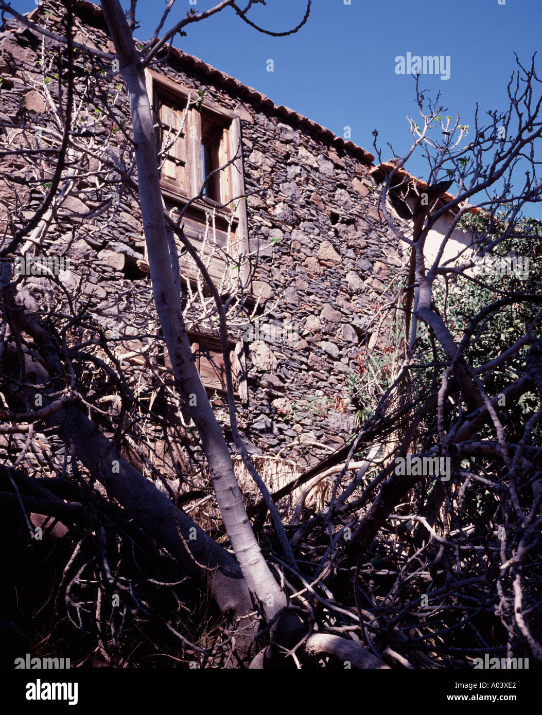 House in La Calera Valle Gran Rey La Gomera Canary Islands, Spain Stock Photo