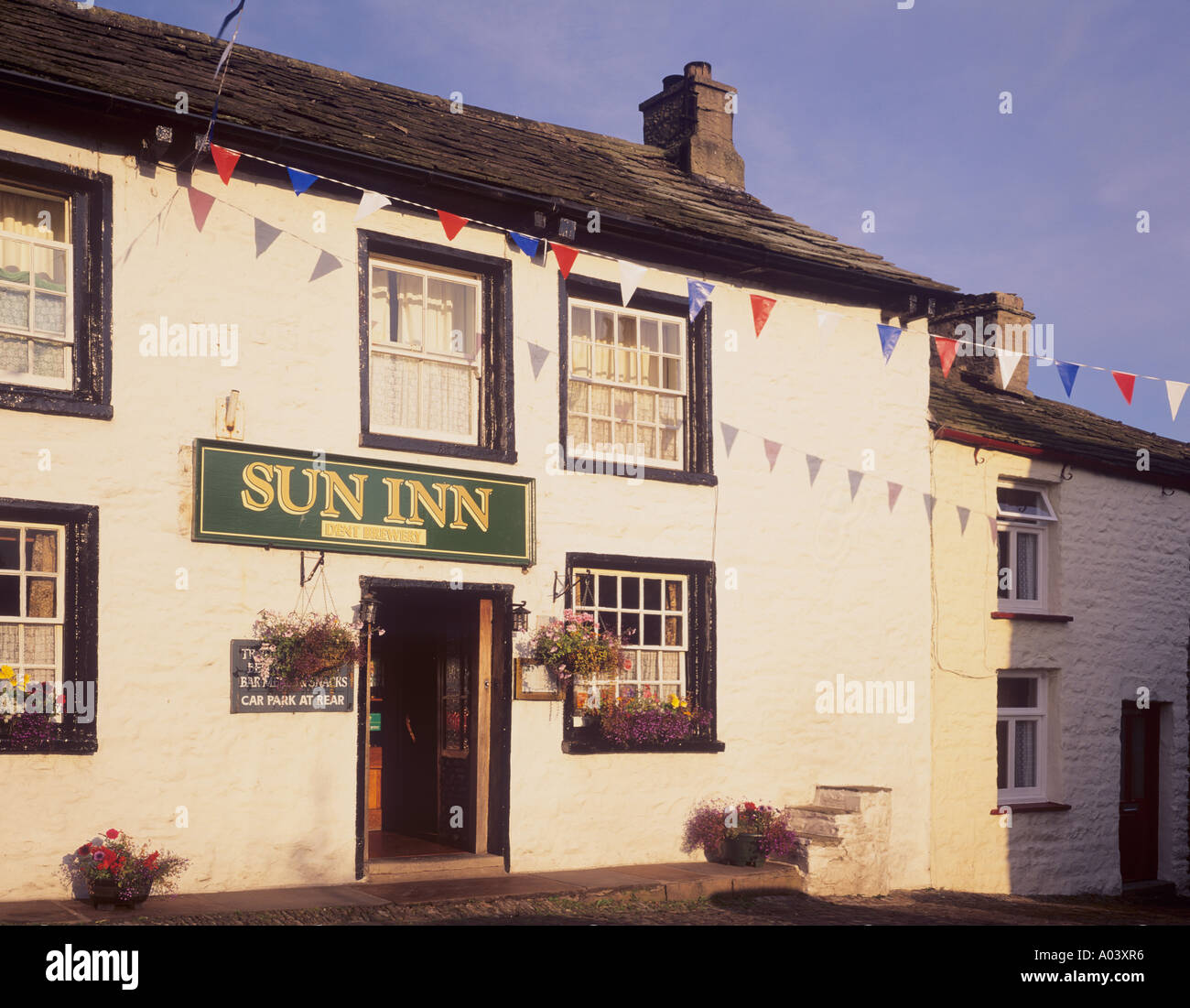 Sun Inn Dent  Yorkshire Dales UK Stock Photo