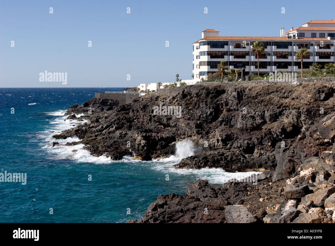 Westhaven Costa del Silencio in south Tenerife Canary Islands Stock Photo