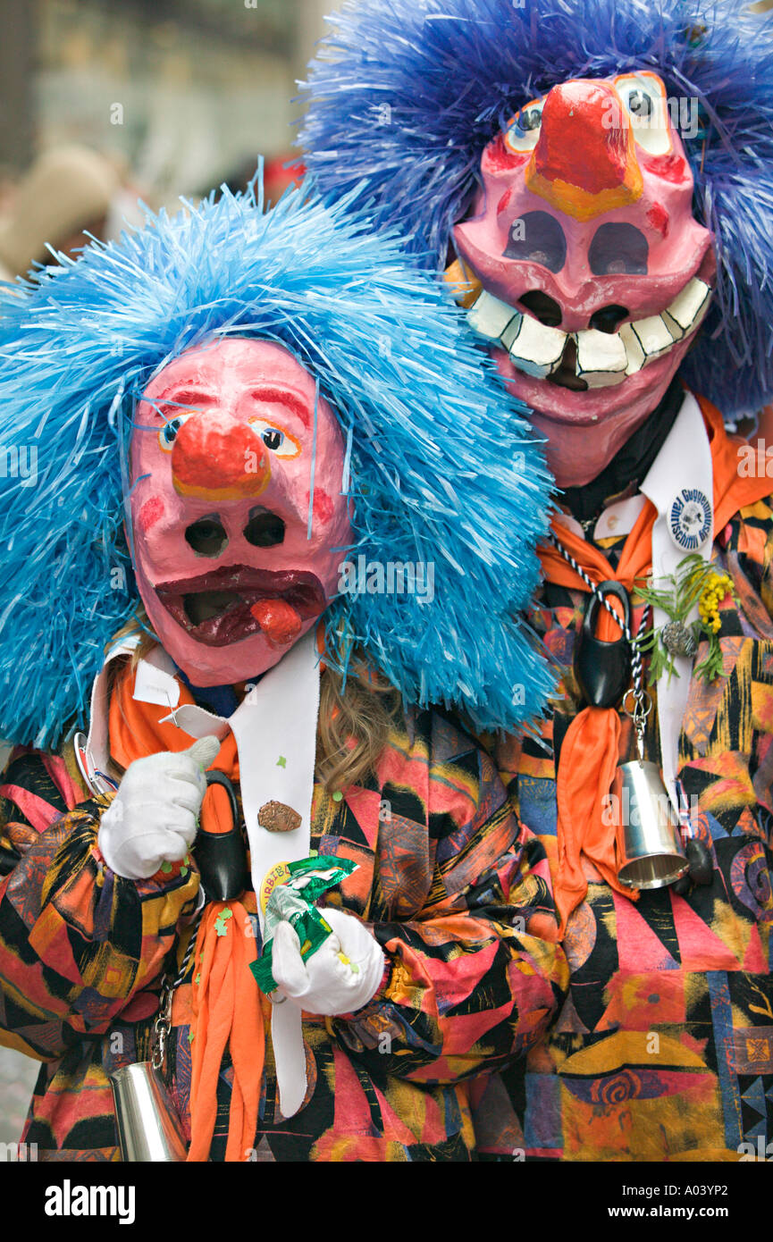 Fasnacht Carnival, Basel, Switzerland Stock Photo