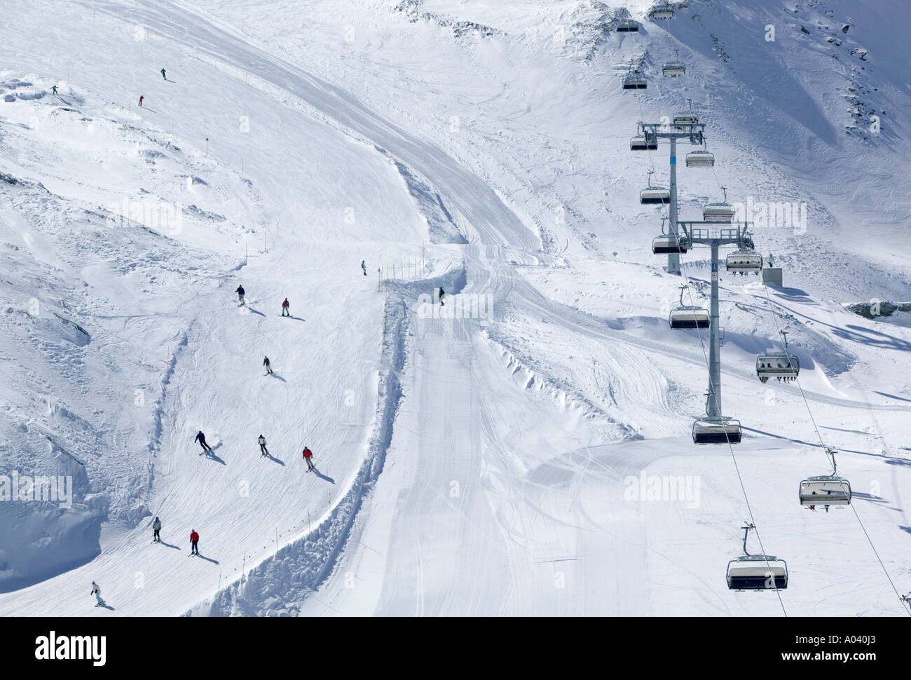 Trockener Steg, Zermatt, Valais, Switzerland Stock Photo