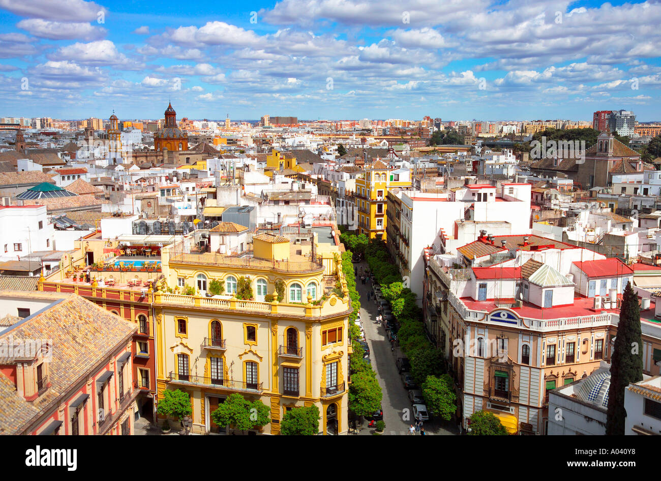 Rooftops of Seville, Spain Stock Photo - Alamy