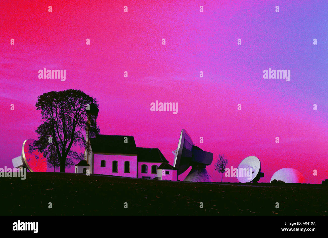 germany bavaria raisting radio station Stock Photo Alamy