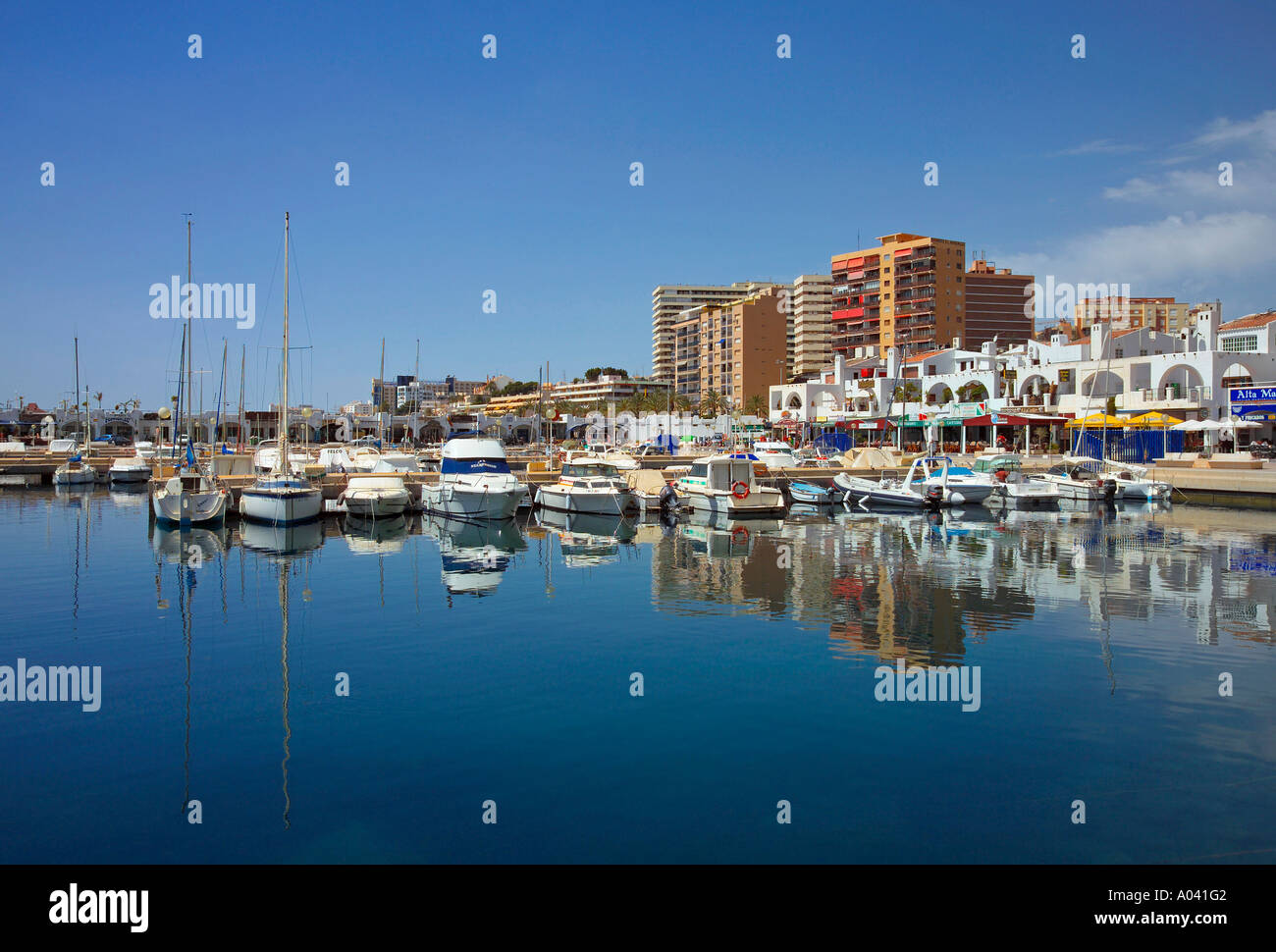 Aguadulce Marina, Almeria Province, Andalucia, Sapin Stock Photo