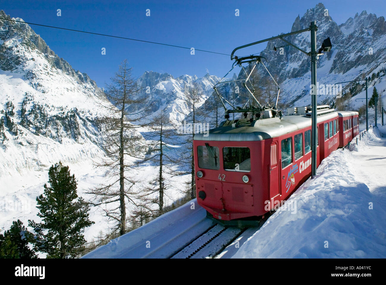 Train du Montenvers by Mer de Glace, Chamonix, Haute Savoie, France Stock  Photo - Alamy