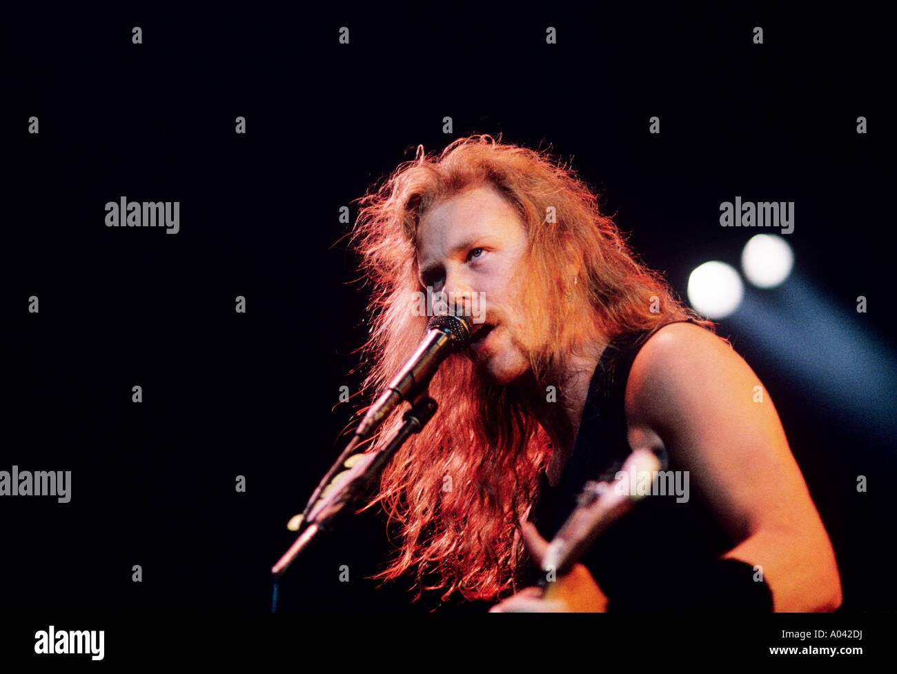 James Hetfield of Metallica Stock Photo