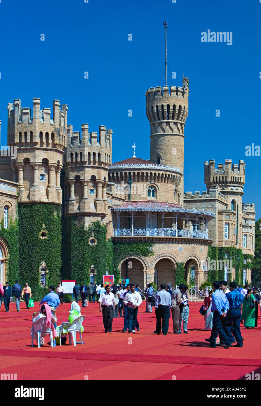 Bangalore Palace (Copy of Windsor Castle), Bangalore, Karnataka, India Stock Photo