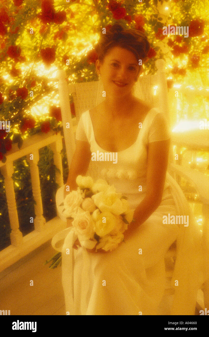 portrait of a bride Stock Photo