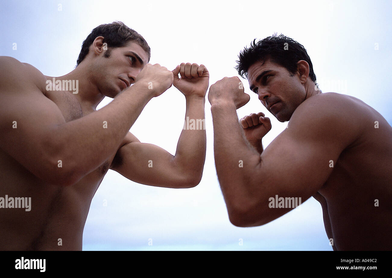 man fist fighting Man fist fighting