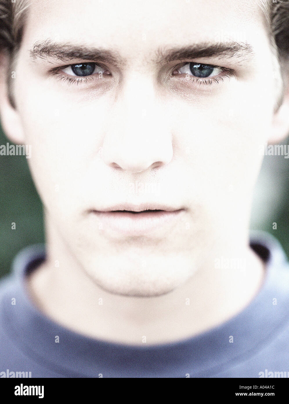 Close up portrait of a young man Stock Photo