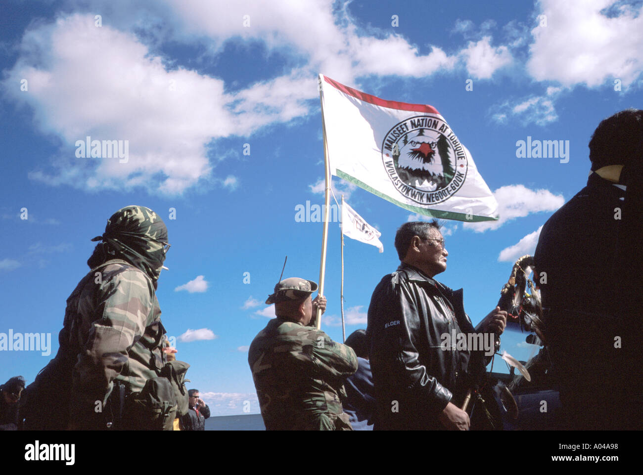 Burnt church native fishing protest hires stock photography and images Alamy