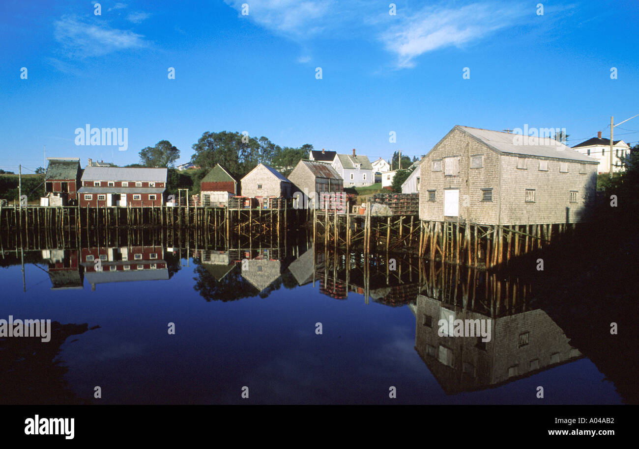 Seal Cove Grand Manan Island New Brunswick Canada Stock Photo