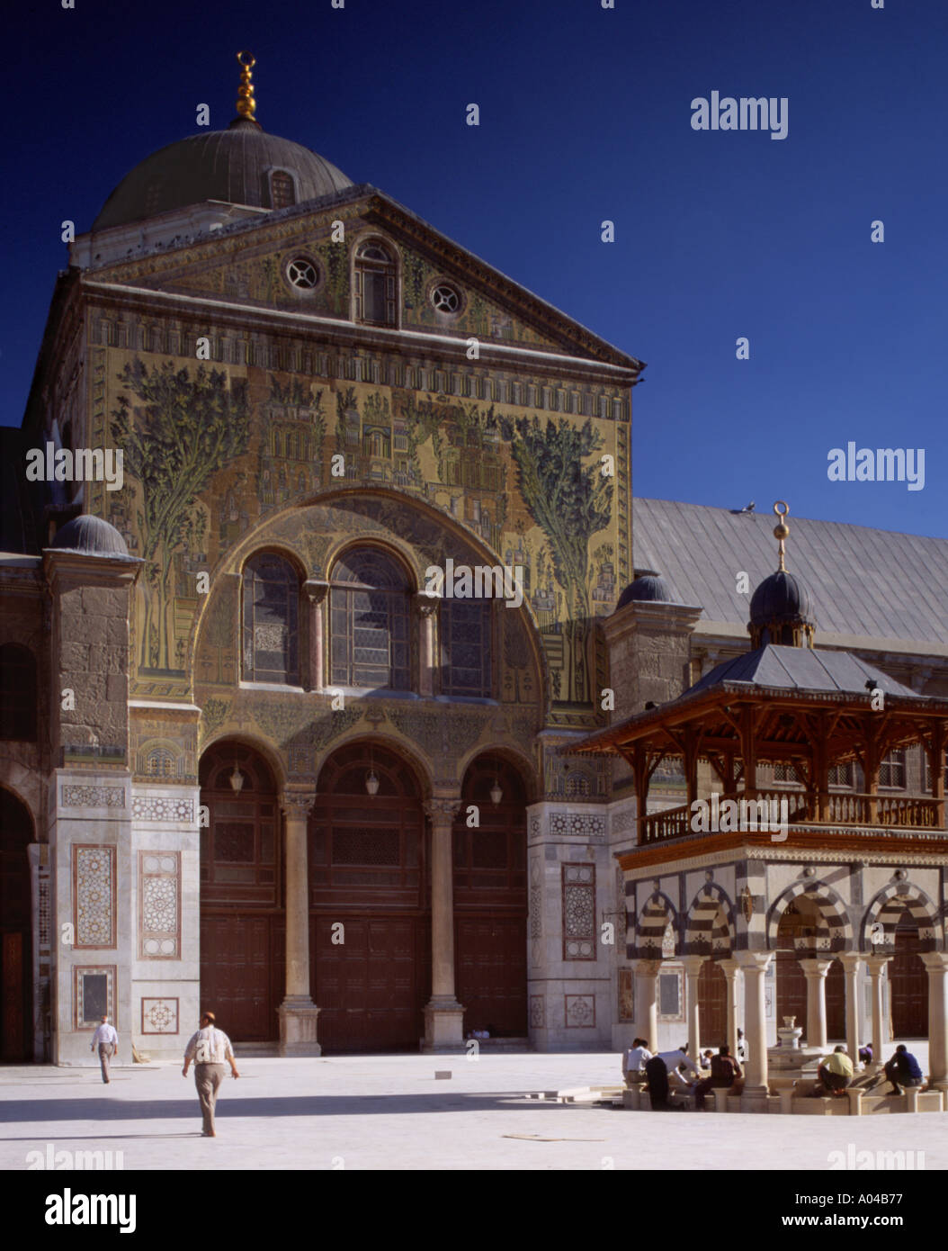 Syria Damascus Omayyad Mosque Stock Photo