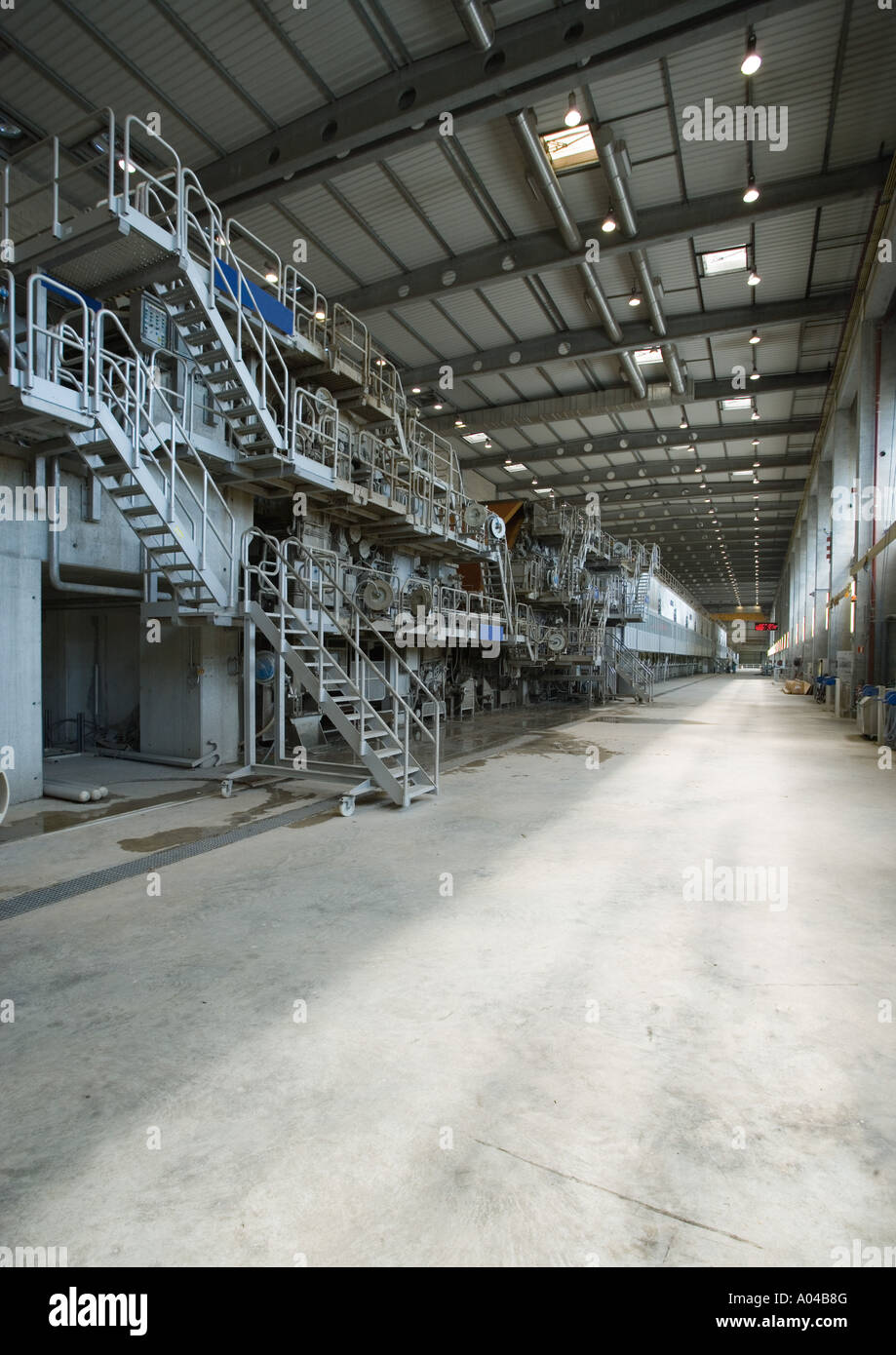 Paper mill Stock Photo