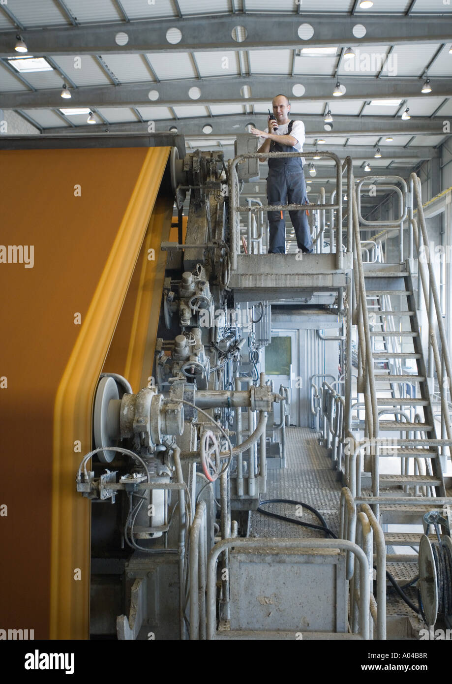 Paper mill manufacturing machines hires stock photography and images Alamy