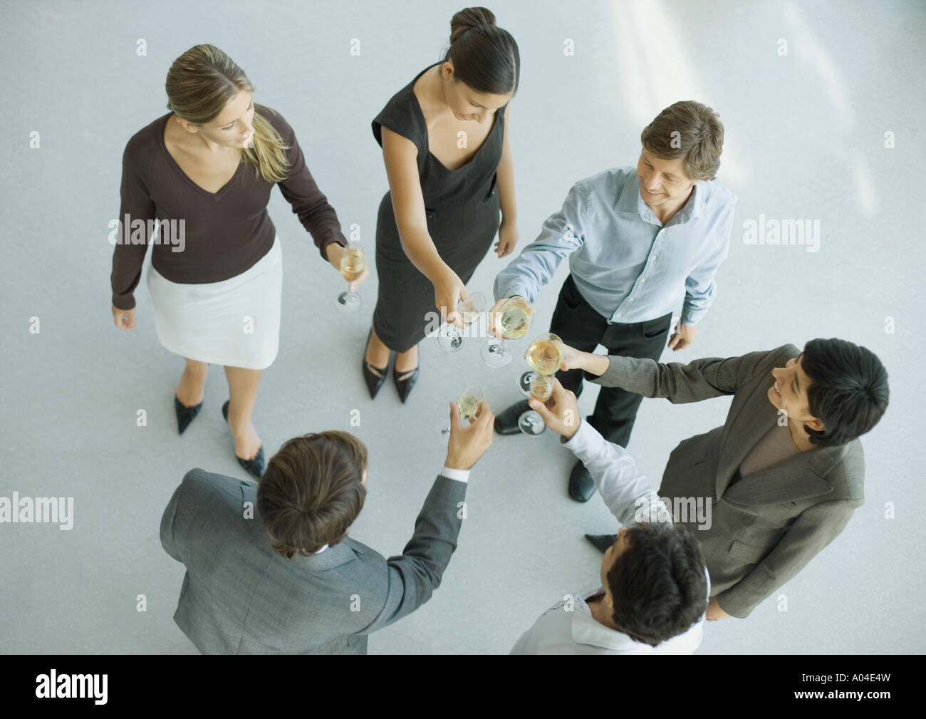Group business people raising toast hi-res stock photography and images ...