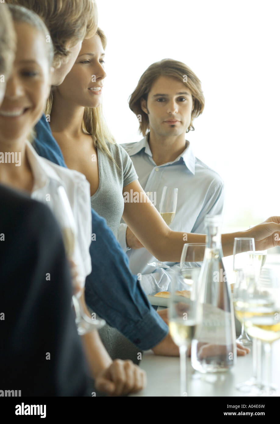 Group people standing at bar hi-res stock photography and images - Alamy