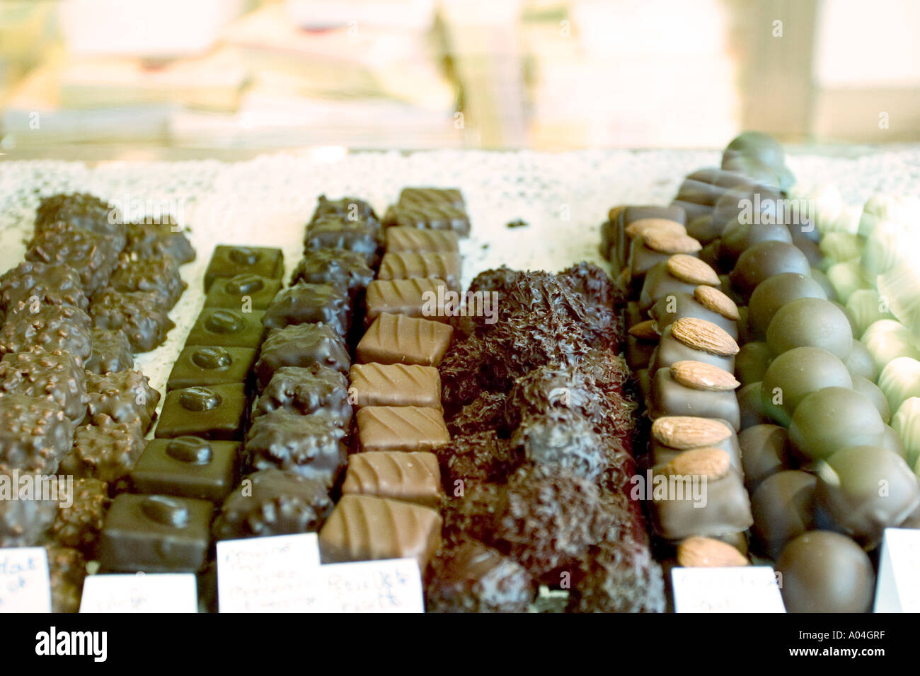 Assortment french delicious homemade chocolat Stock Photo Alamy