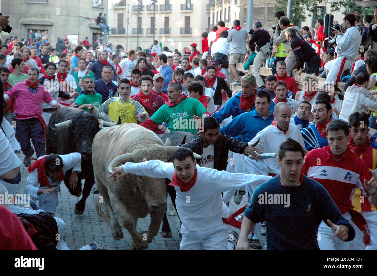 Bull run hi-res stock photography and images - Alamy