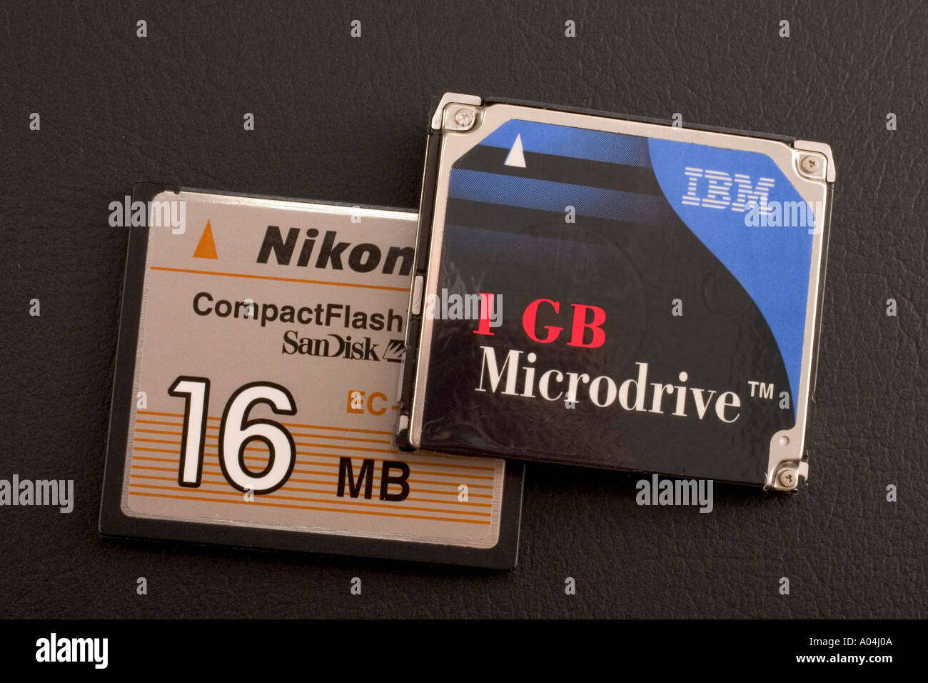 Compact flash digital camera memory CF Stock Photo