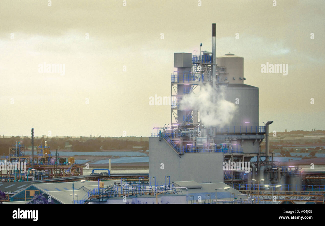 Chemical works Runcorn UK Stock Photo