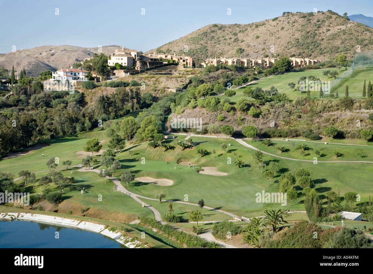 Los Arqueros Golf and Country Club Benahavis Malaga Province Costa del Sol  Spain Stock Photo - Alamy