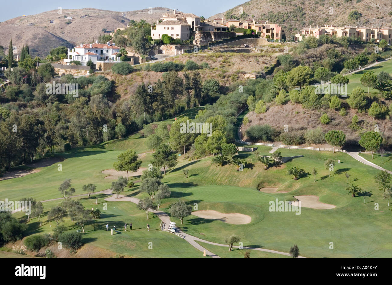 Los Arqueros Golf and Country Club Benahavis Malaga Province Costa del Sol  Spain Stock Photo - Alamy