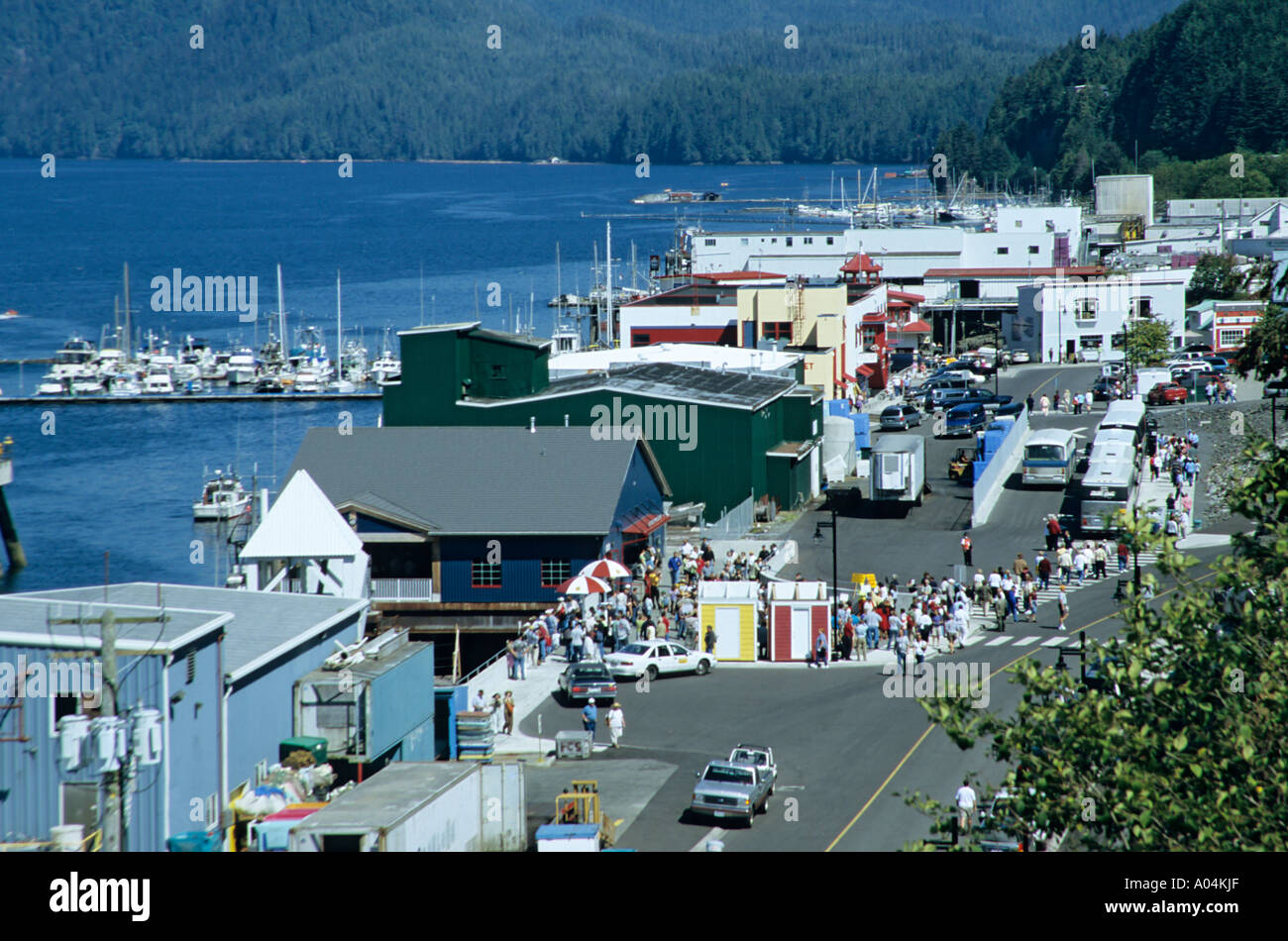 Waterfront Redevelopment Including Cruise Ship Terminal Prince Rupert British Columbia Stock Photo Alamy