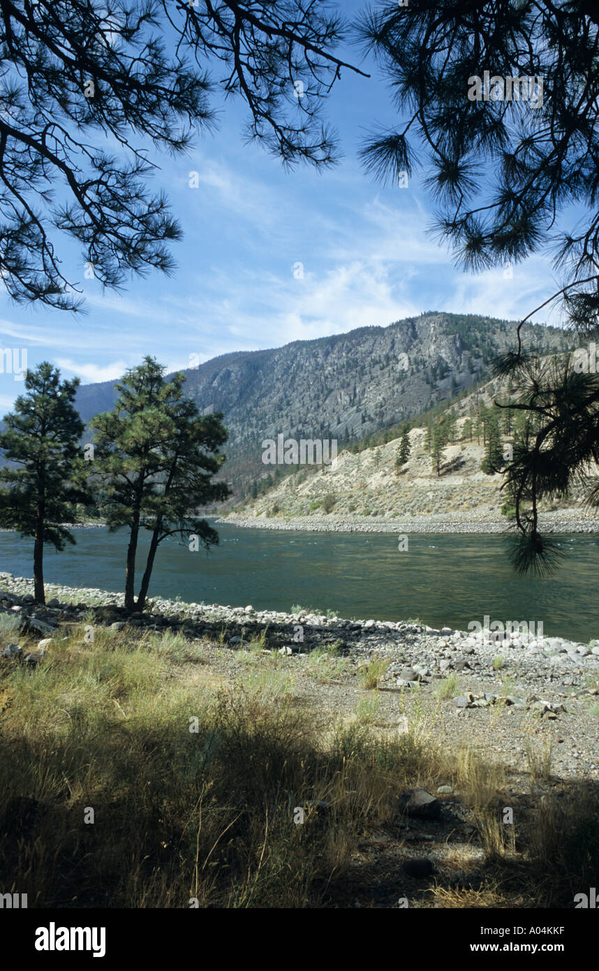Thompson river scenic Goldpan Provincial Park Spences Bridge British