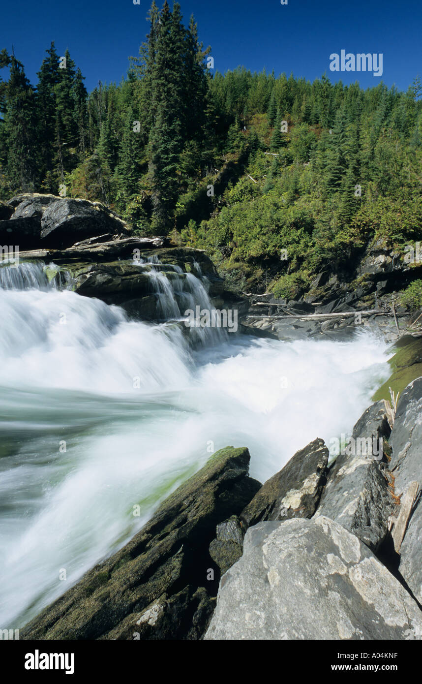 Matthew River at Ghost Lake Recreation Site Cariboo Region British