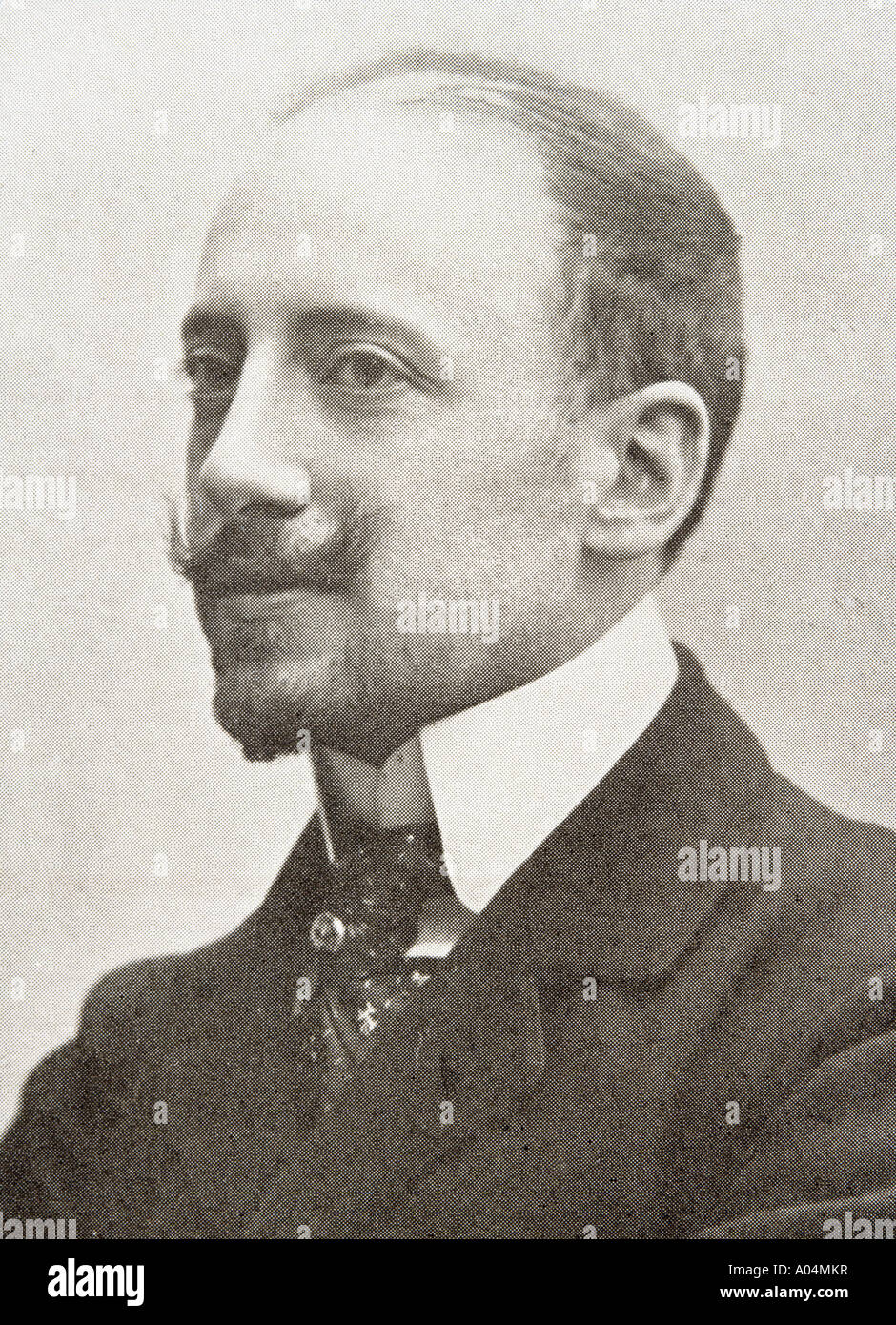 Gabriele D'Annunzio, Prince of Montenevoso, Duke of Gallese,1863 - 1938.   Italian poet, journalist, playwright and soldier. Stock Photo