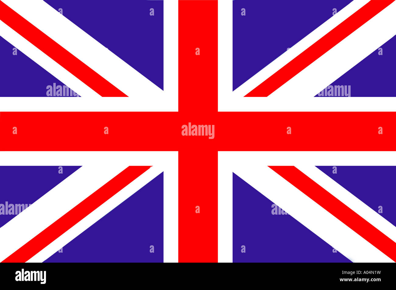 UK national flag Stock Photo