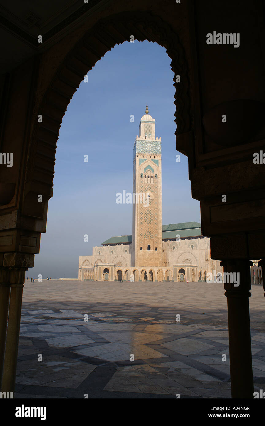 THE GRAND MOSQUE HASSAN II, CASABLANCA Stock Photo