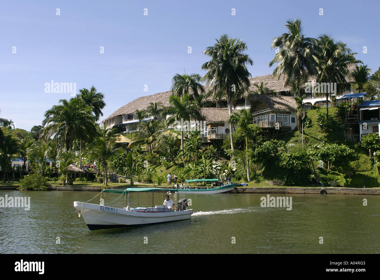 Guatemala. Livingston. Villa Caribe Stock Photo Alamy