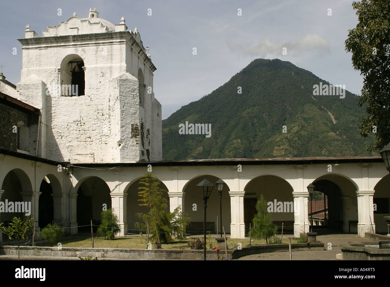 Guatemala. Santiago Atitlan. Church Stock Photo