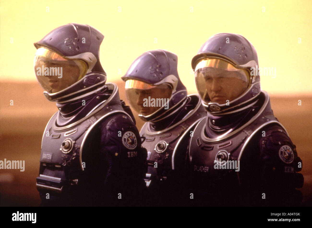 RED PLANET 2000 Warner film with Val Kilmer at left Stock Photo
