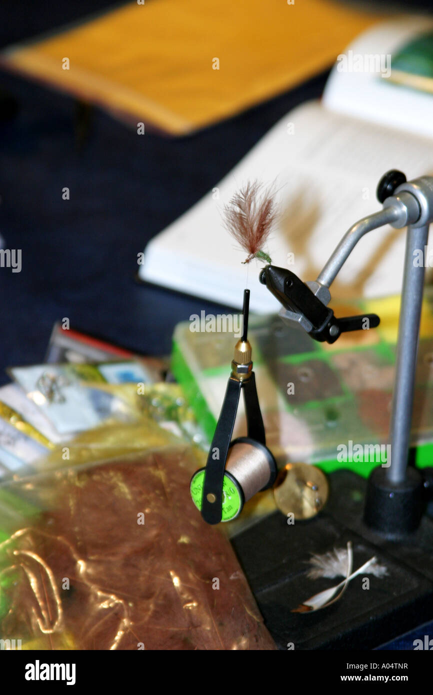 Fly tying hi-res stock photography and images - Alamy