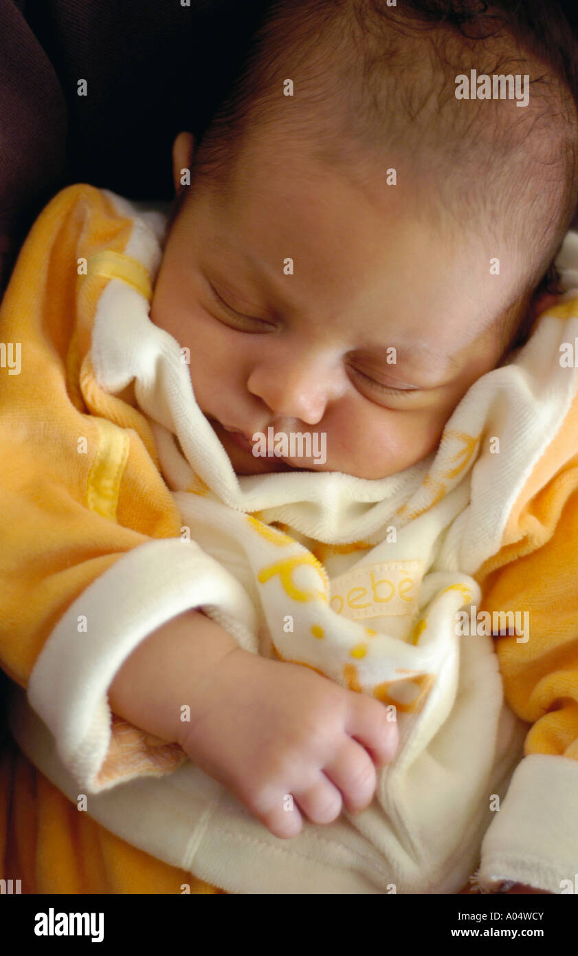 sleeping baby Stock Photo