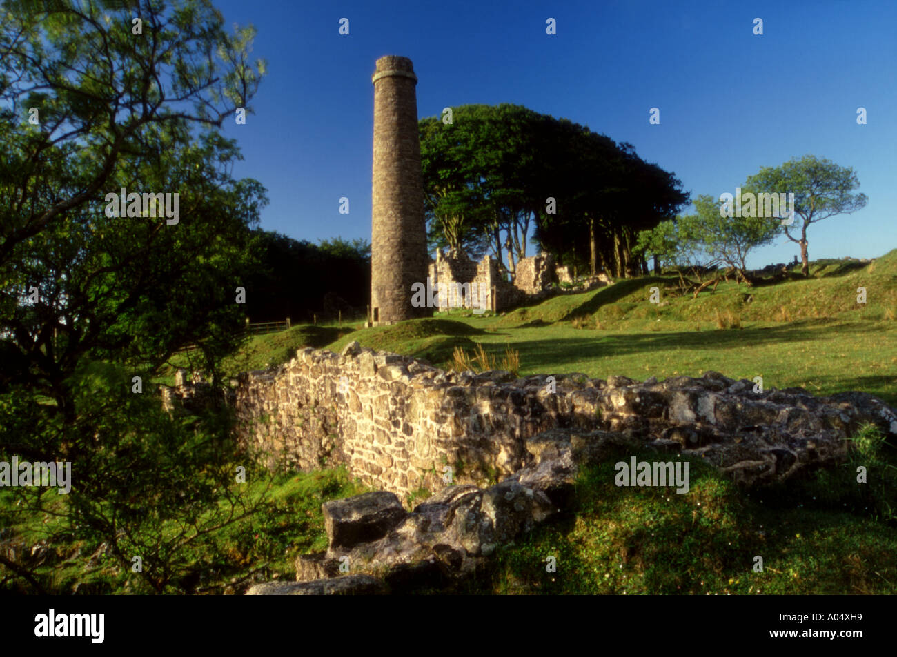 Powder Mills ruin Postbridge Dartmoor Devon UK Stock Photo 5646232 Alamy