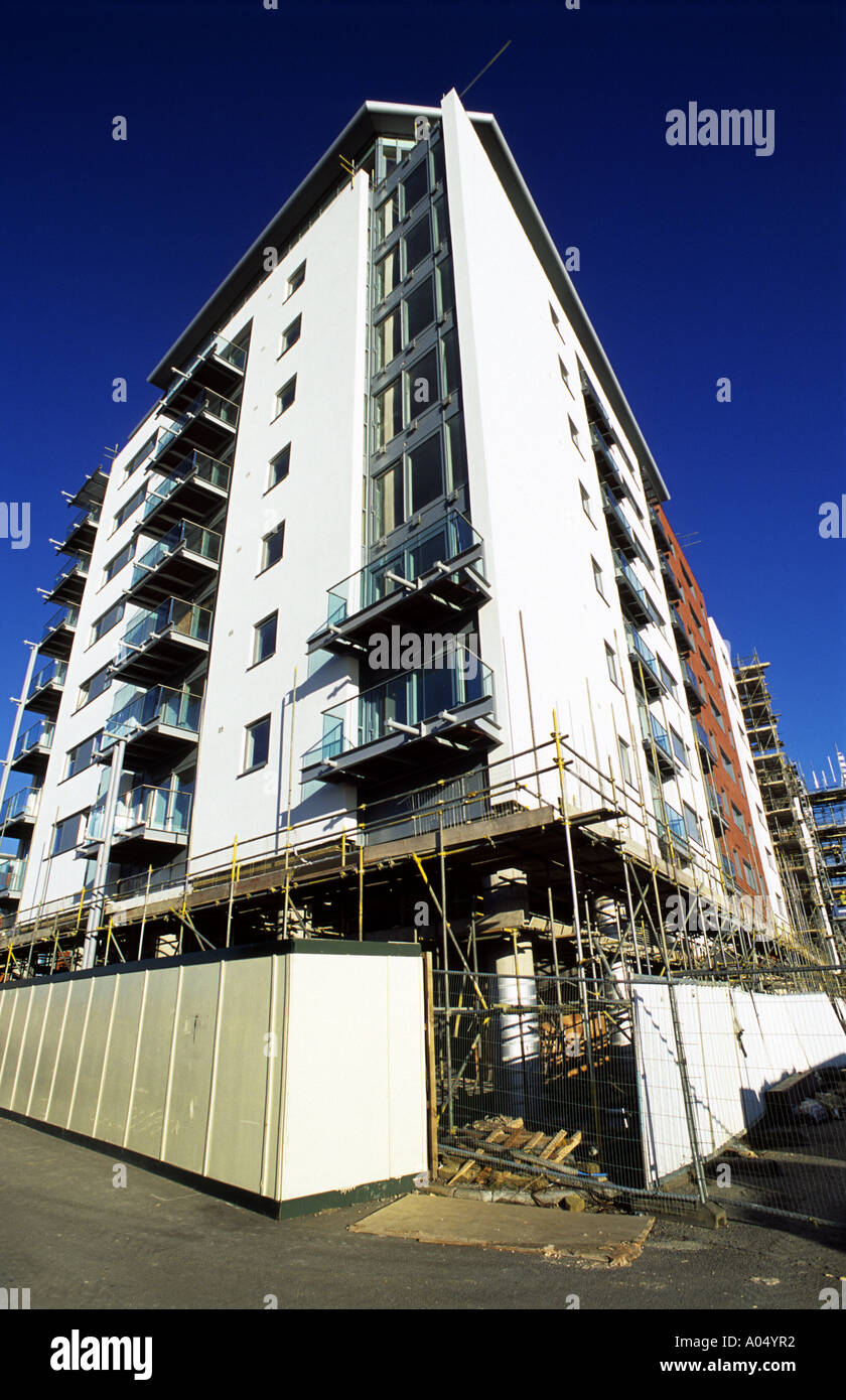 Apartments built by Persimmon Homes at Orwell Quay, Ipswich Suffolk, UK